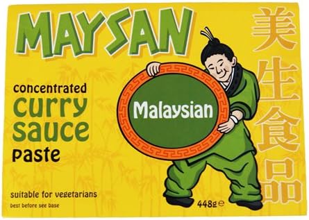 Maysan Malaysian Curry Sauce Paste 448g – Concentrated Paste For Authentic Malaysian - Style Curry