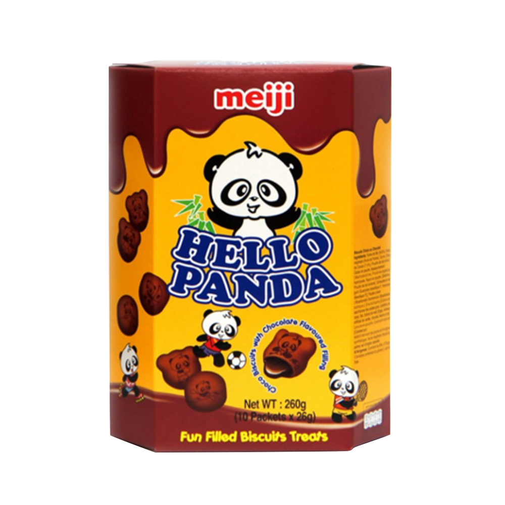 Meiji Hello Panda Double Choco 260g
