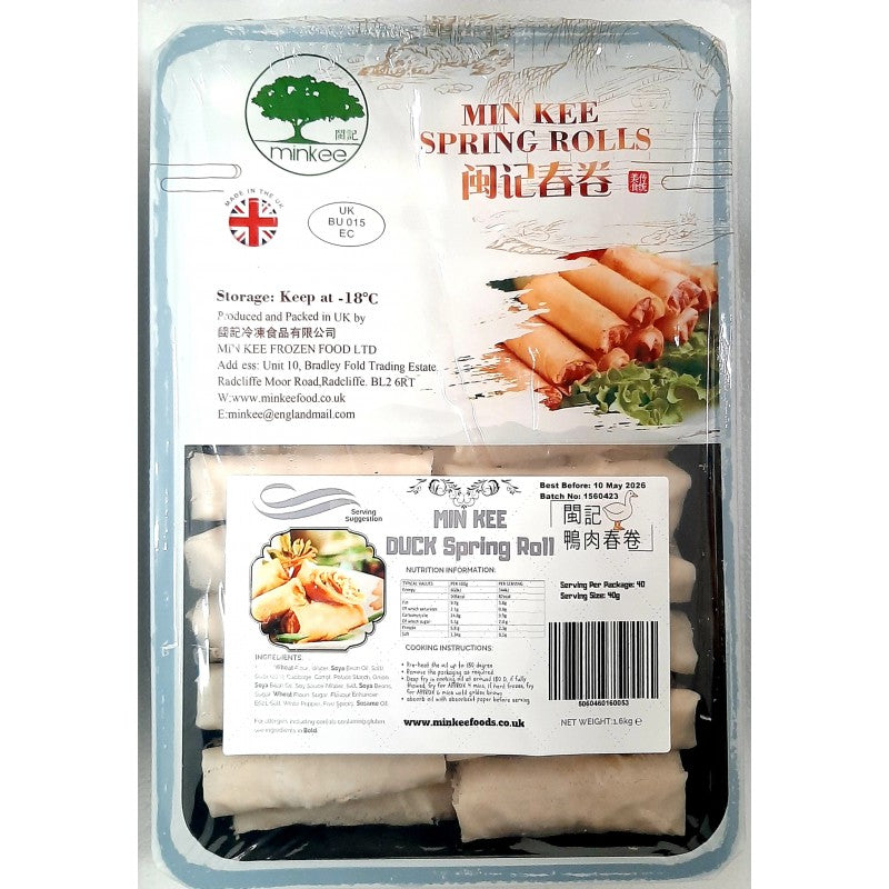 Min Kee Duck Spring Roll 40Pcs