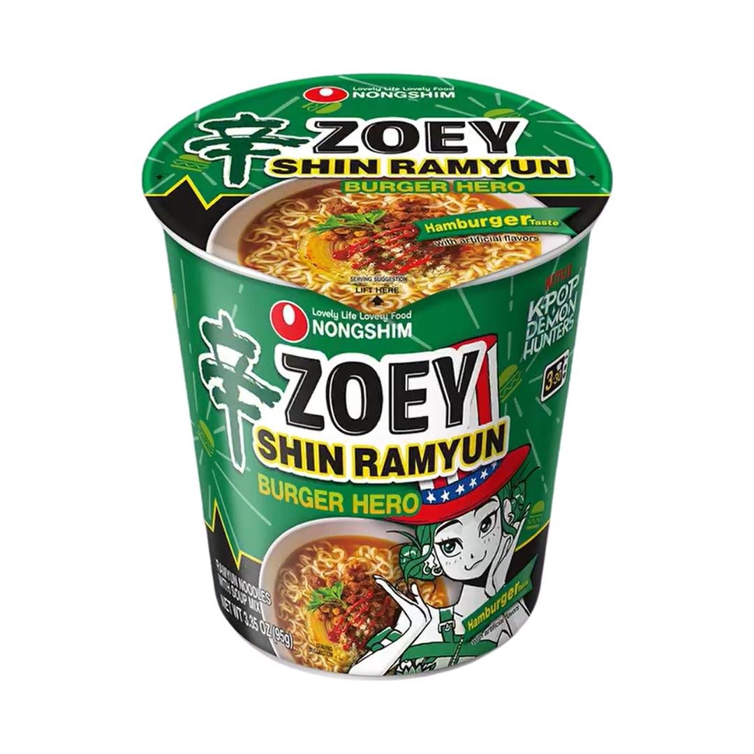 Nongshim K-Pop Burger Hero Zoey Shin Ramyun