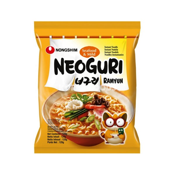 Nongshim Neoguri Ramyun- Seafood & Mild 120g