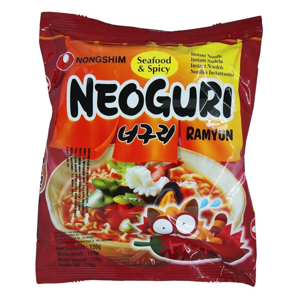 Nongshim Neoguri Ramyun Seafood & Spicy 120g