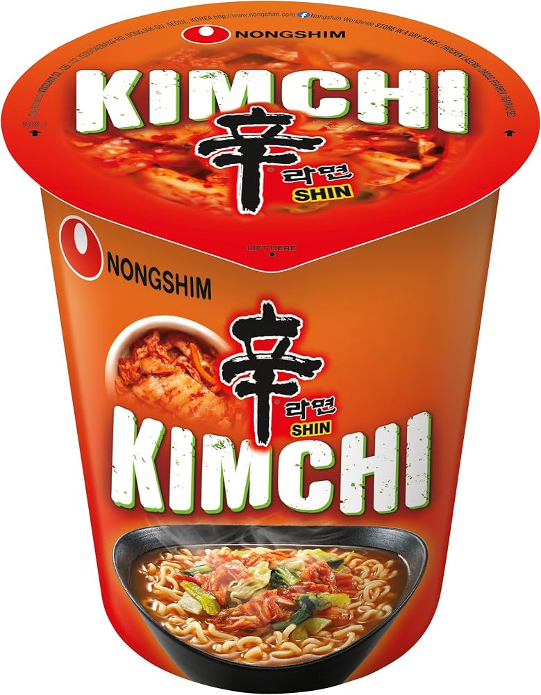 Nongshim Shin Kimchi Cup Noodles 70g