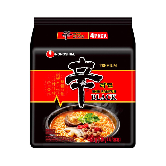 Nongshim Shin Ramyun- Black (multipack) 520g