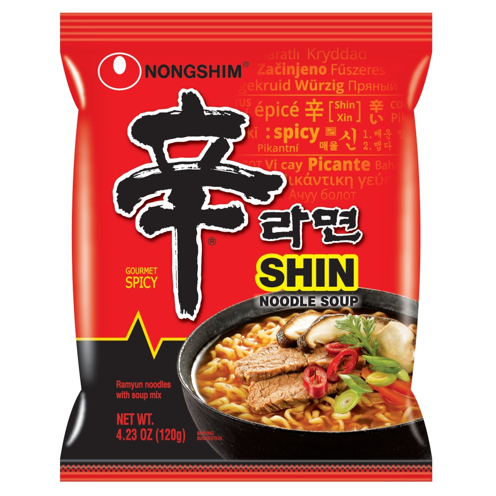 Nongshim Shin Ramyun Noodles Hot & Spicy 120g