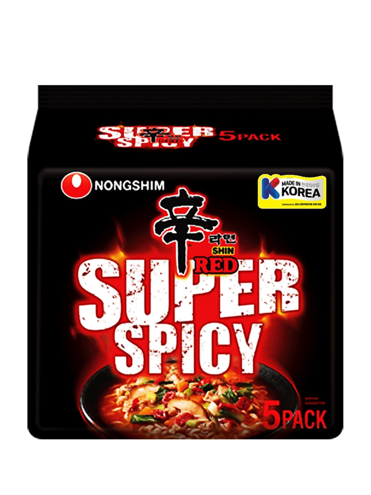 Nongshim Shin Red Super Spicy 5x120g