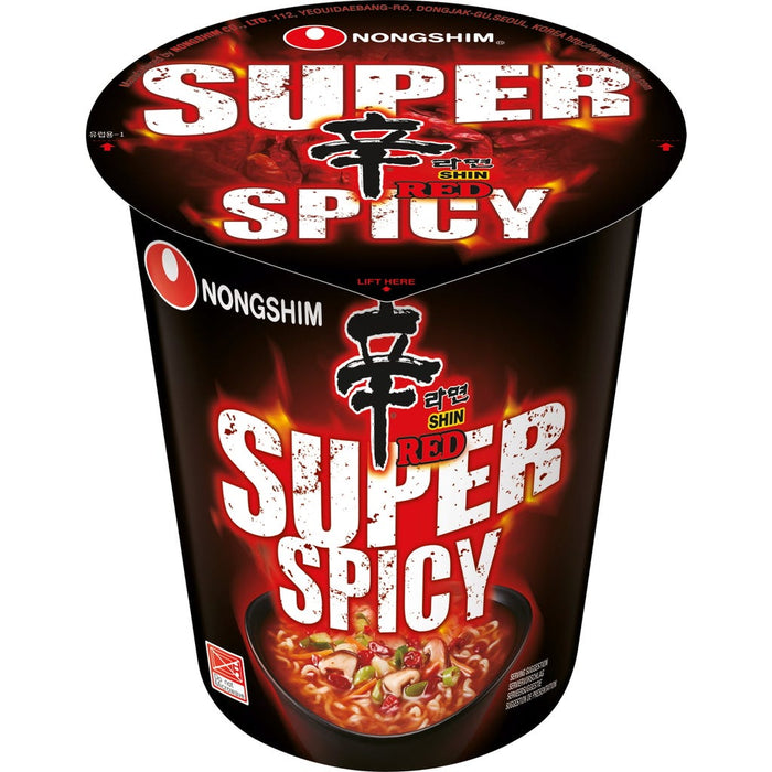 Nongshim Shin Red Super Spicy Cup 68g