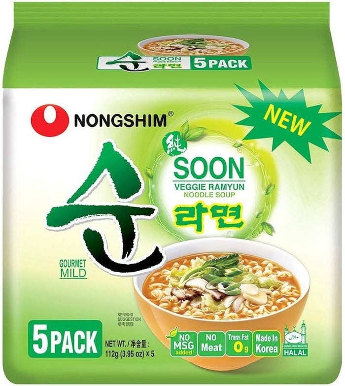 Nongshim Soon veggie ramyun multipack 560g