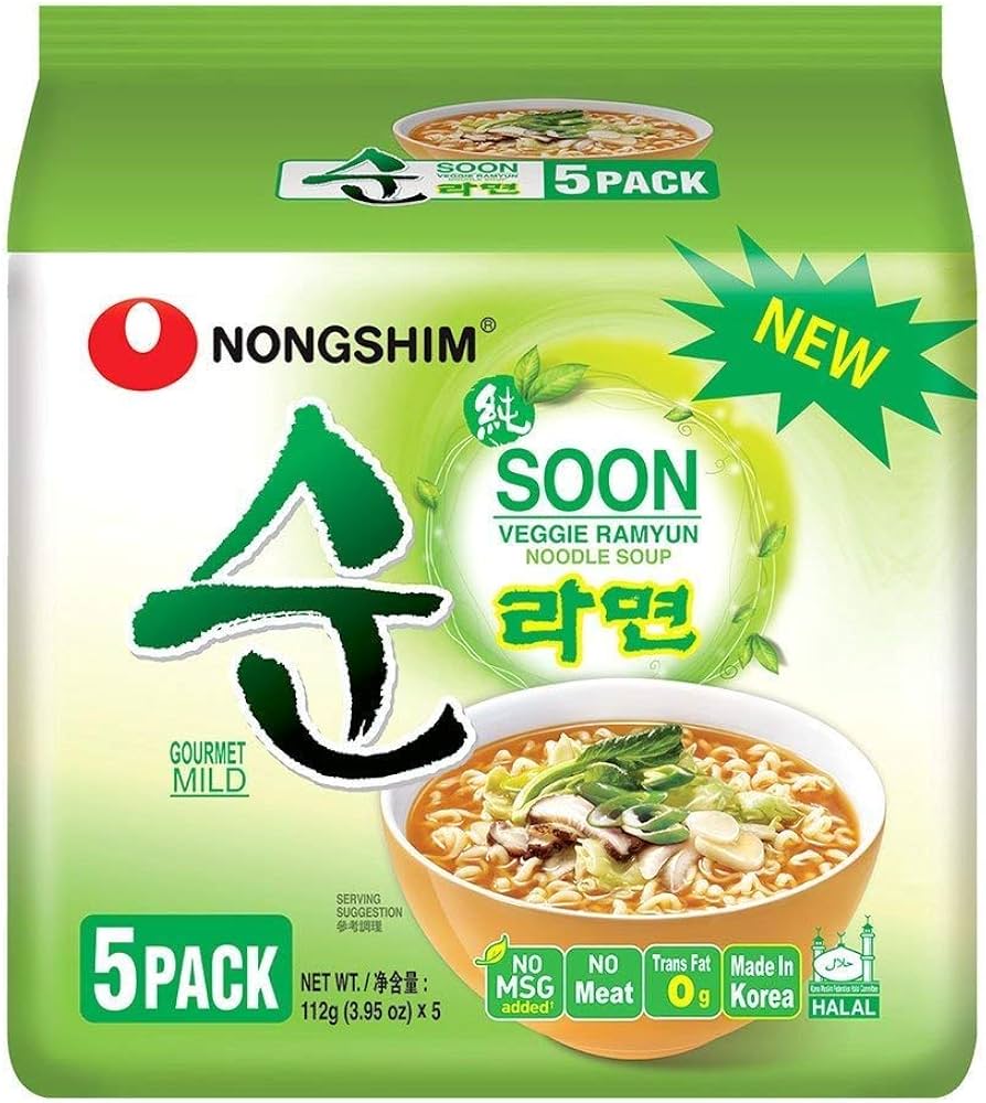 Nongshim Soon veggie ramyun multipack 560g