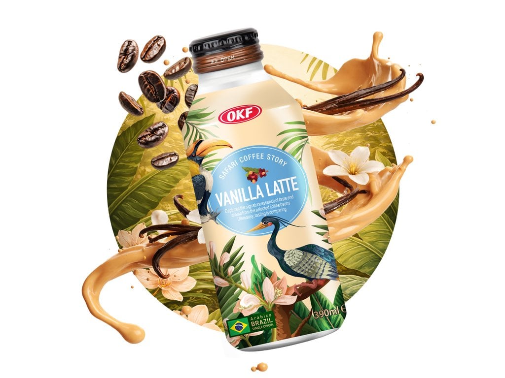 OKF Vanilla Latte 390ml