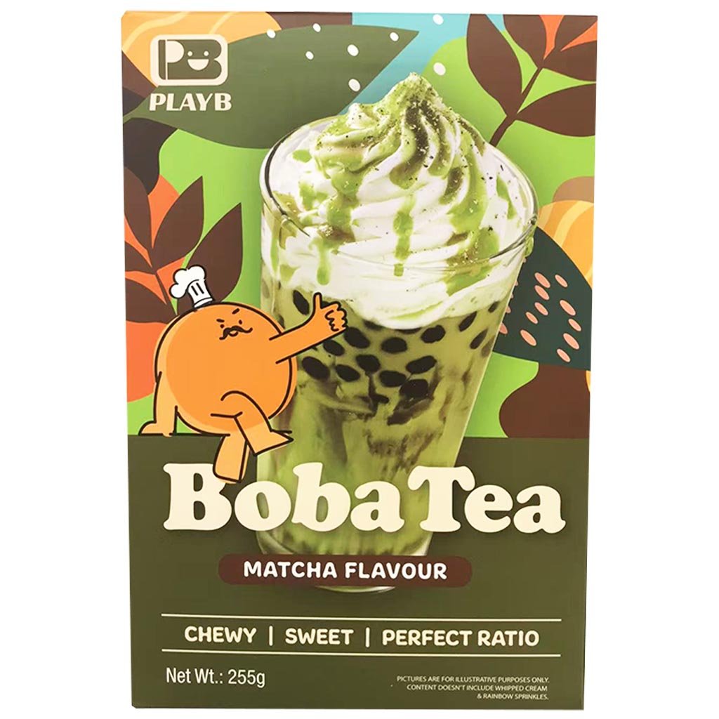 Play B Boba Tea Matcha Flavour 255g