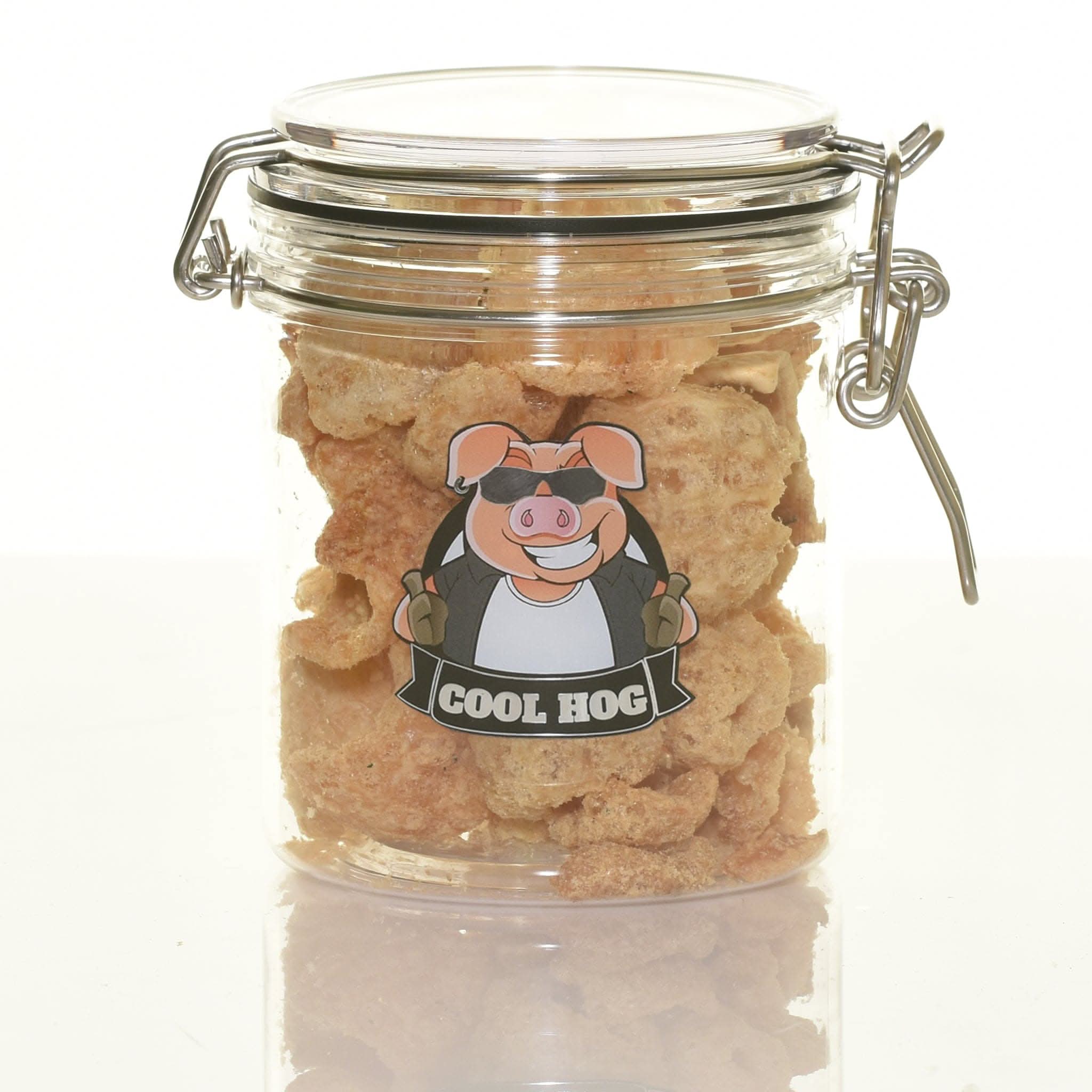 Salt & Cracked Black Pepper Flavour Pork Scratching Jar