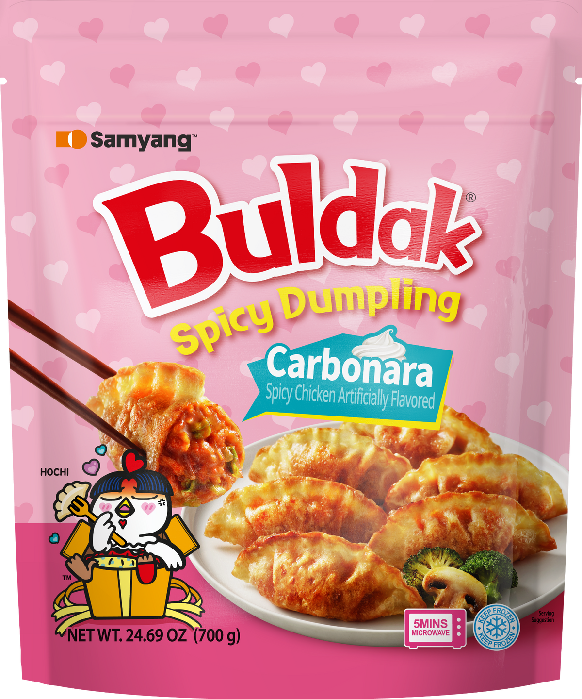 Samyang Buldak Dumpling Carbonara Flavour 700g