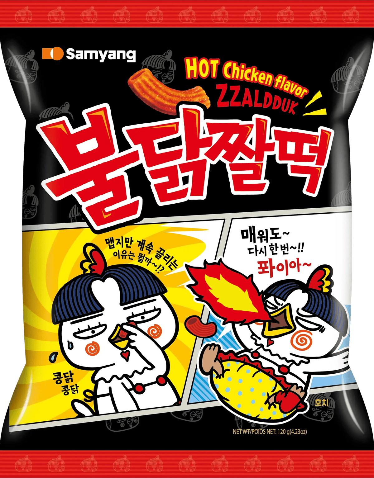 Samyang Zzal Dduck Snack 2x Spicy Flavour 120g