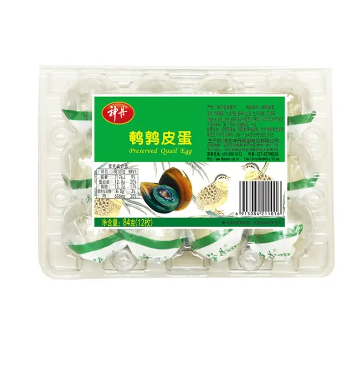 Shen Dan Quail Century Eggs 12pcs