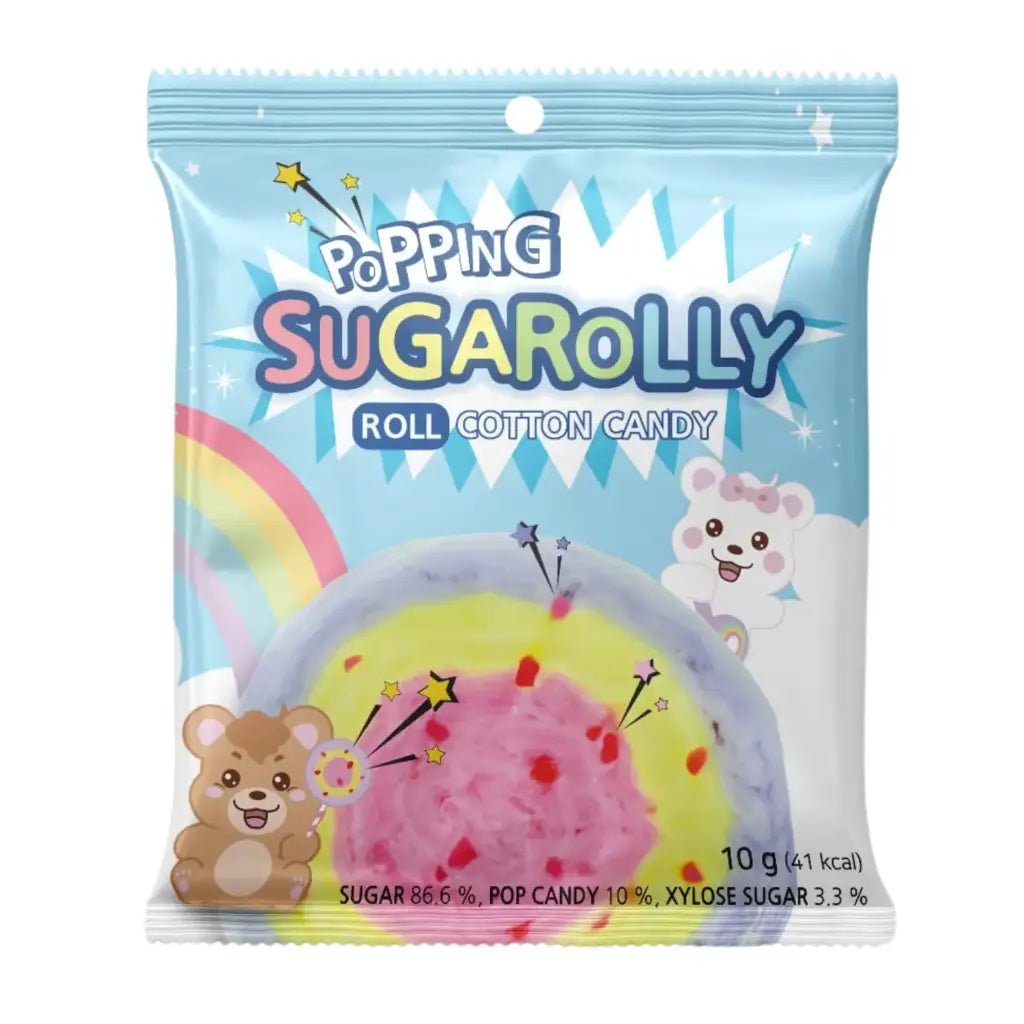 Sugarolly Popping Roll Cotton Candy 10g