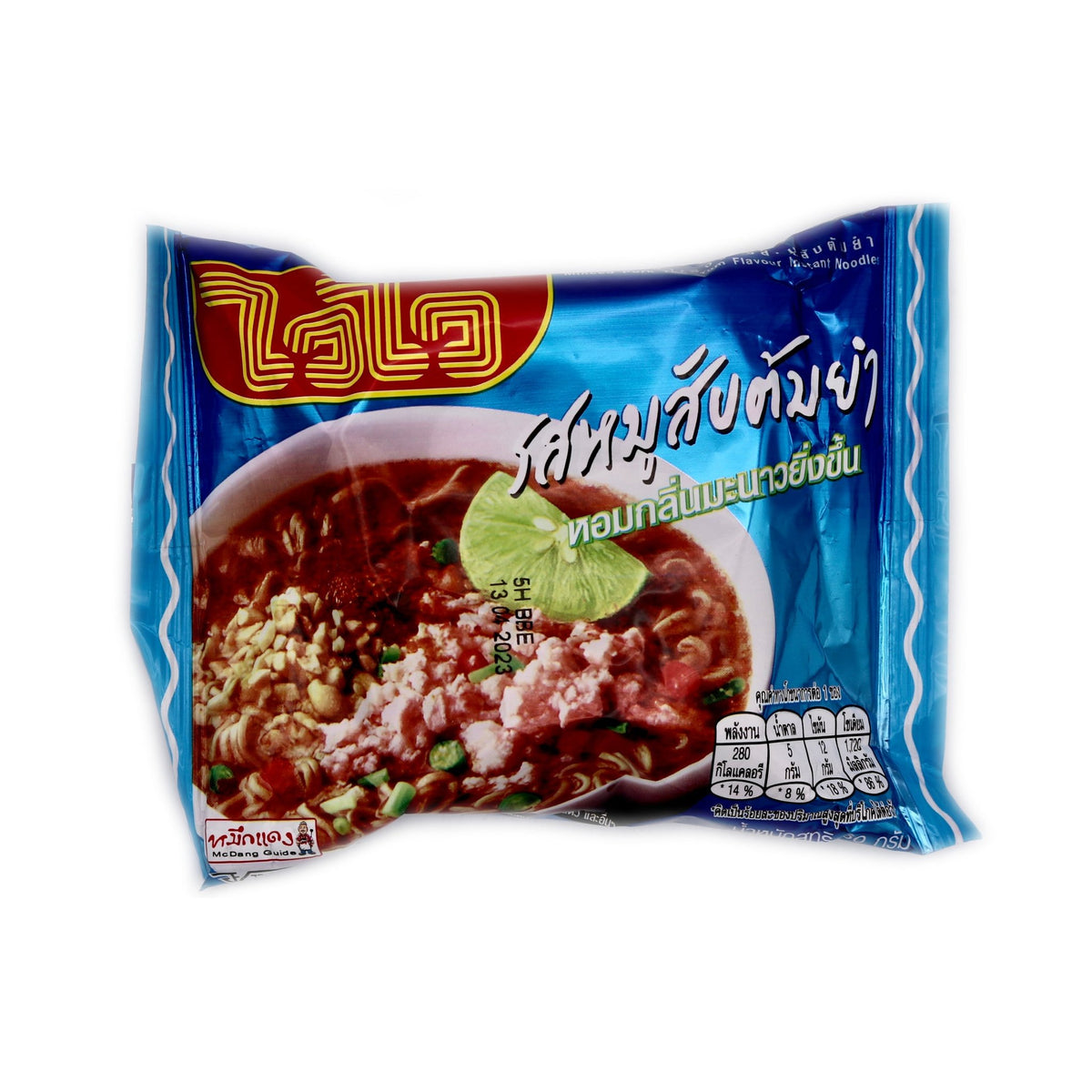 Wai Wai Instant Noodles Minced Pork Tom Yum Flavor 60g