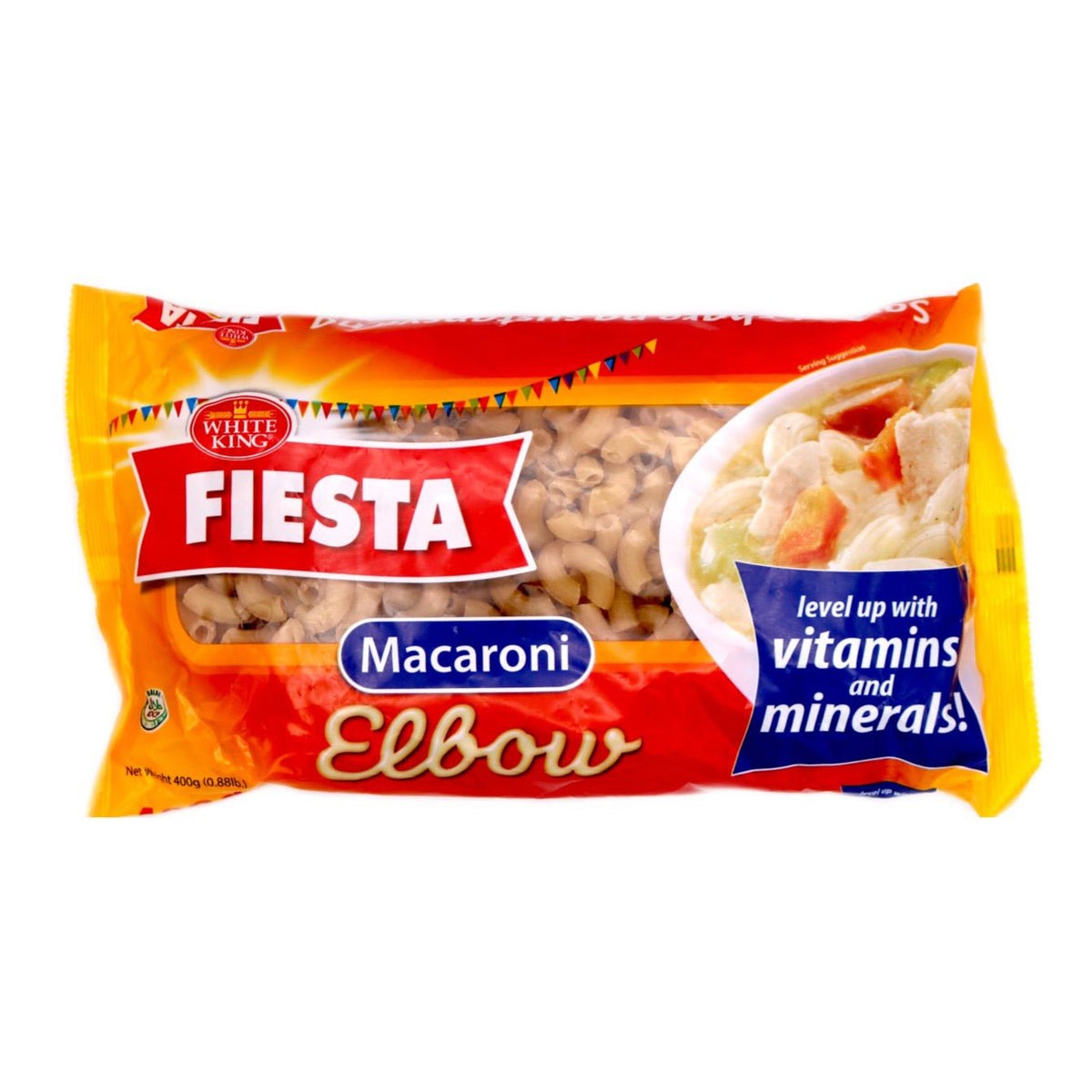 White King Fiesta Elbow Macaroni (Sopas)