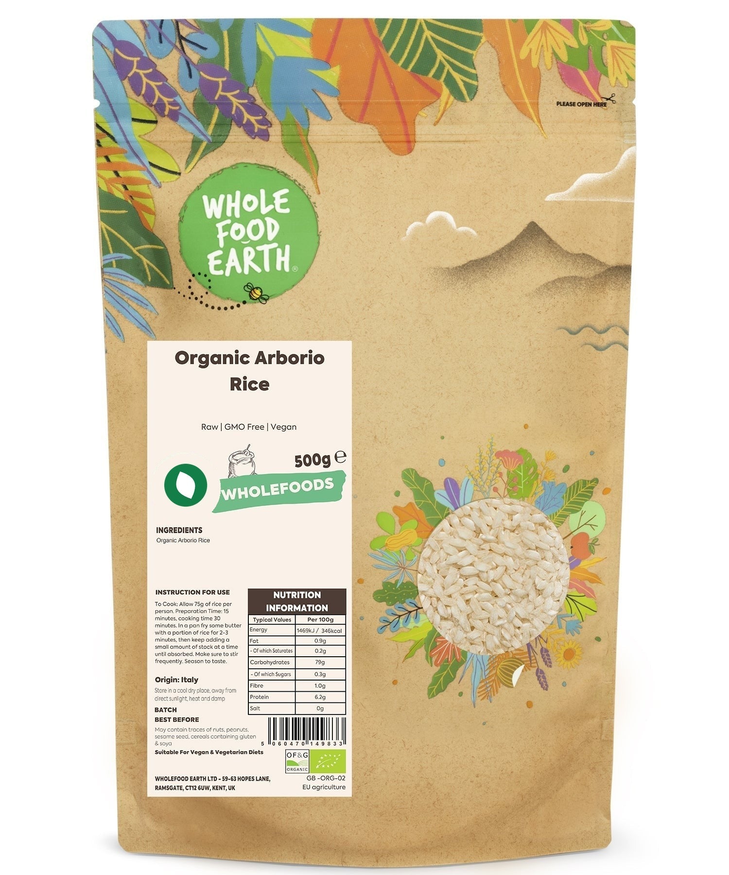 Organic Arborio Rice