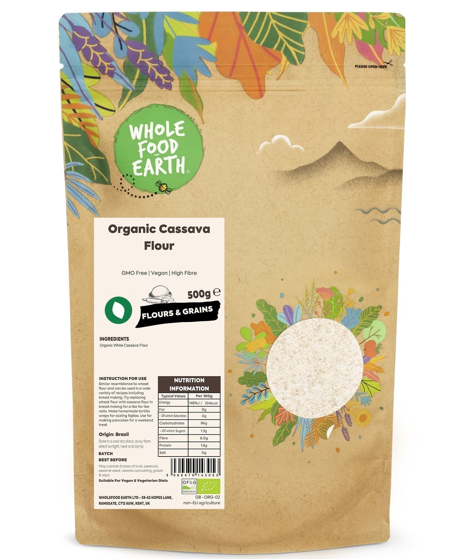 Organic Cassava Flour