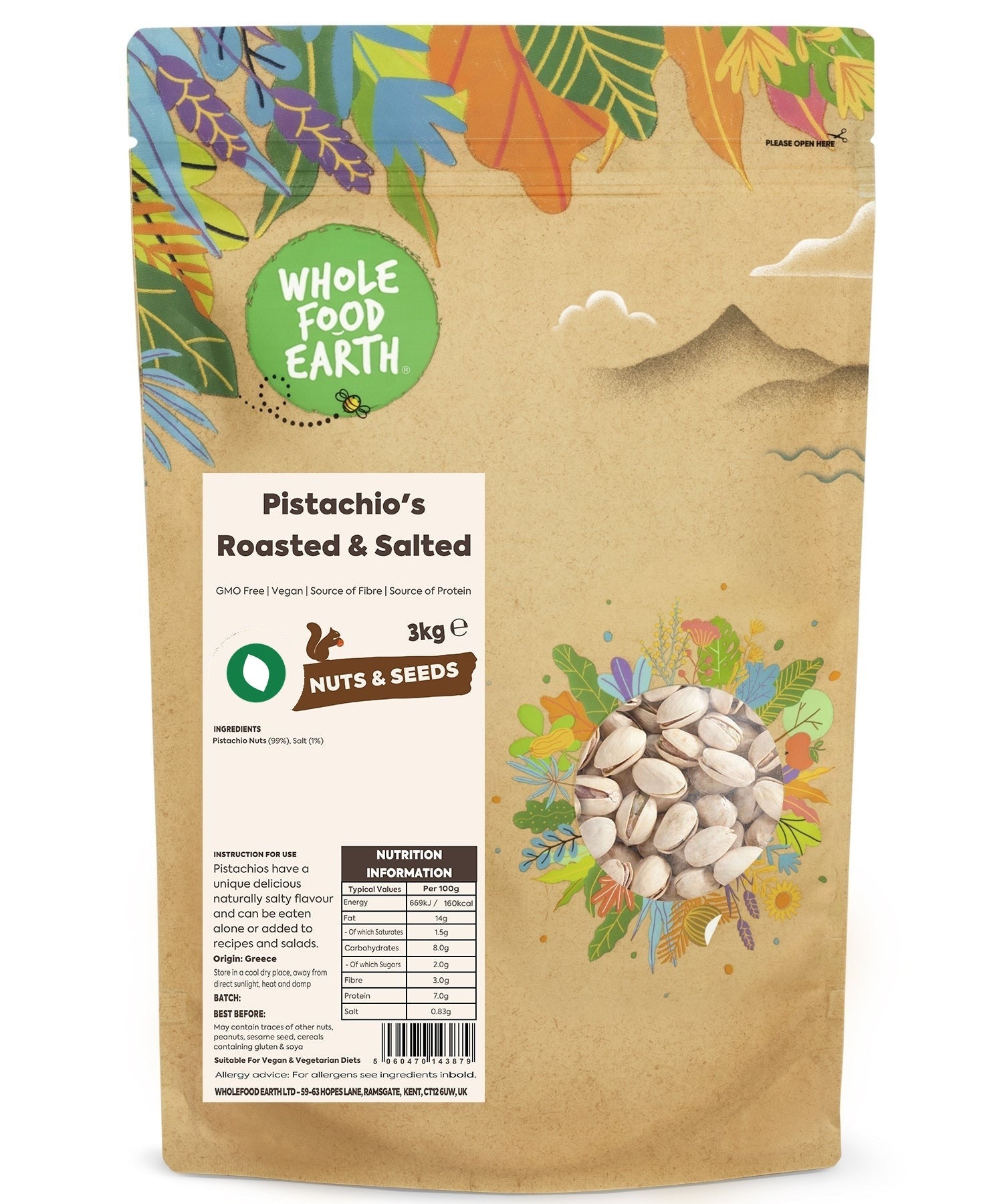 Pistachios Roasted & Salted