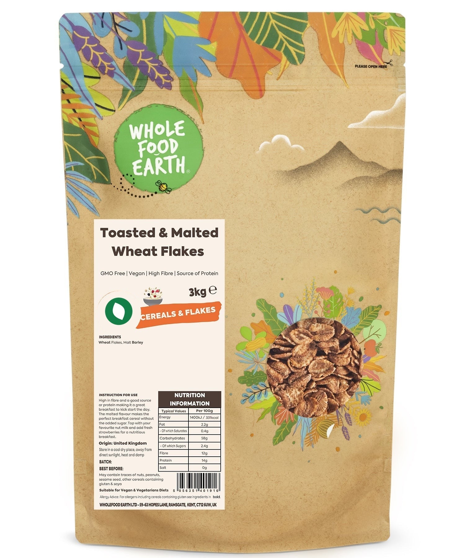 Toasted & Malted Wheat Flakes