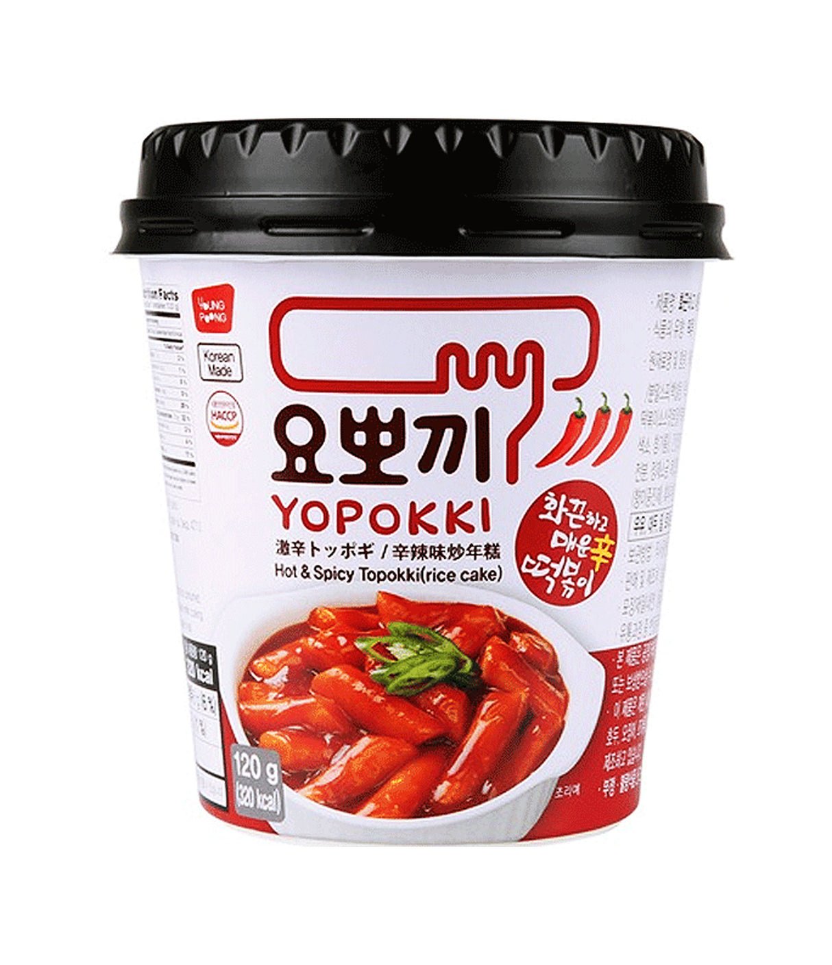 Yopokki Topokki Spicy Cup 120g