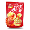 Zen Zen Jumbo Prawn Crackers Tom Yum Flavour 70g – Spicy Thai Tom Yum Shrimp Chips